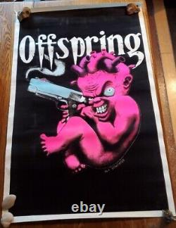 Vintage The Offspring Blacklight Poster 1995 Funky Enterprises Punk Alternative