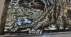 Vintage Treehouse Blacklight Poster 70s Western Graphics Eugene Oregon. Rare