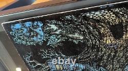 Vintage Treehouse Blacklight Poster 70s Western Graphics Eugene Oregon. Rare