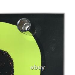 Vintage Trouble Man Poster Black Light Reactive Geo Stowe Jr 1973 One Stop 23x35