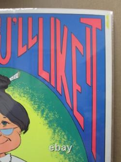 Vintage Try it You'll Like it Black Light Poster 1971 In#G438