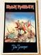Vintage Velvet Blacklight Neon Poster Funky Enterprises Iron Maiden The Trooper