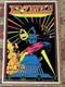 Vintage Velvet Blacklight Neon Poster Led Zeppelin 1980 Scorpio Posters