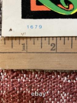 Vintage Velvet Blacklight Neon Poster LED ZEPPELIN 1980 SCORPIO POSTERS