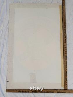 Vintage Velvet Blacklight Neon Poster LYNYRD SKYNYRD Funky Enterprises 1980 CUT