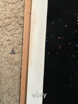 Vintage Velvet Blacklight Poster The Demon Psychedelic Decor Thought Factory1974