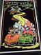 Vintage Velvet Blacklight Poster 1981 Death Race