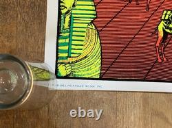 Vintage Velvet Police Blacklight Neon Poster Zenyatta Mondatta 1983 Roxanne