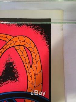 Vintage Voo Doo Dancer Blacklight Poster 1970's 23x35 Nude Afro AA Sales PP144