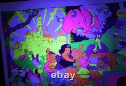 Vintage Wally Wood Disney Orgy Parody Blacklight Neon Poster 1967 23x35 (8)