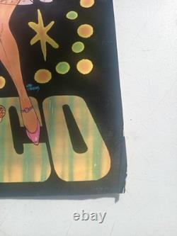 Vintage Western Graphics Black Light Poster Nate Owens Do It In A Disco Rare Htf