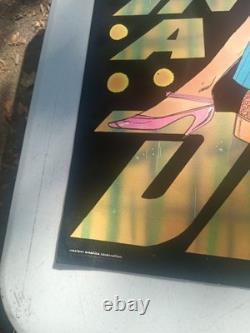 Vintage Western Graphics Black Light Poster Nate Owens Do It In A Disco Rare Htf