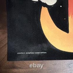 Vintage Western Graphics Black Light Velvet Poster Nate Owens Powered By Booze