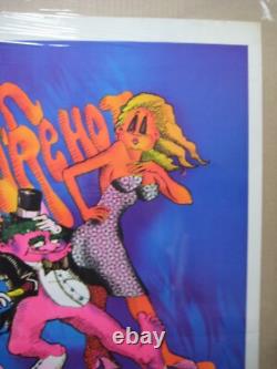 Vintage When you're Hot You're Hot Poster 1972 black light In#G7095