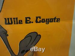 Vintage Wile E. Coyote black light Poster 1970's 3272