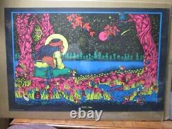 Vintage Yesterday & tomorrow Petagno Saladin black light Poster 1972 19434