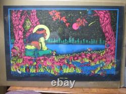 Vintage Yesterday & tomorrow Petagno Saladin black light Poster 1972 20076