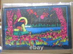 Vintage Yesterday & tomorrow Petagno Saladin black light Poster 1972 20077