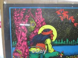 Vintage Yesterday & tomorrow Petagno Saladin black light Poster 1972 20077