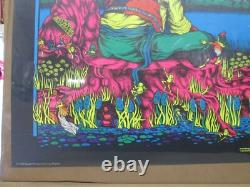 Vintage Yesterday & tomorrow Petagno Saladin black light Poster 1972 20077