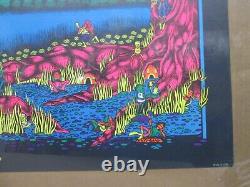 Vintage Yesterday & tomorrow Petagno Saladin black light Poster 1972 20077