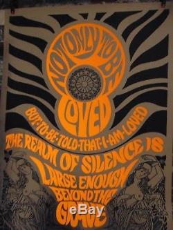 Vintage and OriginalPandora ProductsNot Only to be Loved Blacklight Poster