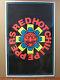 Vintage Flocked Red Hot Chili Ppers Black Light Poster Original 1994 7781
