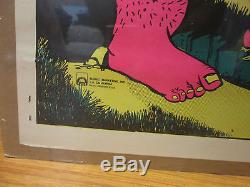 Vintage meanest son of a b in the valley troll blacklight 1971 poster 7733