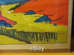 Vintage meanest son of a b in the valley troll blacklight 1971 poster 7733