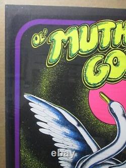 Vintage ol' Mutha. Goosed Petagno parody today black light Poster 1972 19488