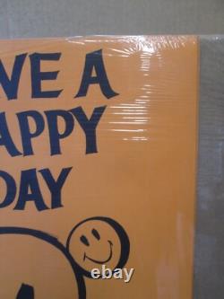 Vintage tHave a happy day 1970's black light poster 22226