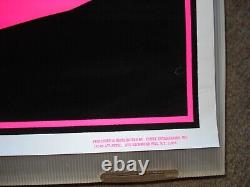 Vintage velvet SEX PISTOLS blacklight poster NEVER MIND the BOLLOCKS flocked NOS