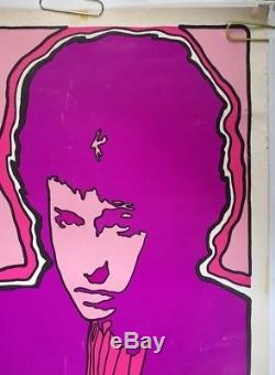 Visions Bob Dylan Poster Original Vintage Blacklight Pin-up Psychedelic Pandora