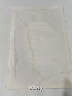 Vtg 1970's Human Skull Black Light Glowing Poster Dargis Associates Inc 3324