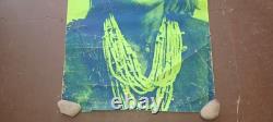 Vtg 1971 Chief Crazy Horse Blacklight Psychedelic Poster Gemini Rising Inc 35x23