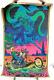 Vtg 1971 Ghost Rider Psychedelic Trippy Used Black Light 26x40 Poster