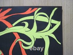 Vtg 1971 RARE SUN KING God APOLLO Blacklight Poster Wespac Vinyl 420 Awesome One