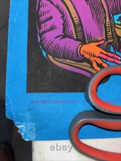 Vtg 1973 Black light Poster New England Whaler IMS Corporation Good Used