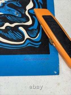 Vtg 1973 Black light Poster New England Whaler IMS Corporation Good Used