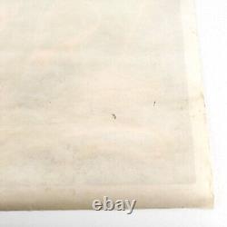 Vtg 1975 Bruce Lee Kung Fu Master Black Light Flocked Velvet Poster Vela-Print