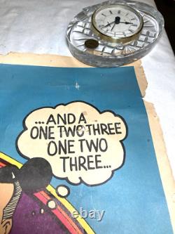 Vtg 70s Blacklight Poster Richard Nixon Spiro Satire Batman Robin Spoof
