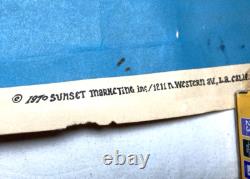 Vtg 70s Blacklight Poster Richard Nixon Spiro Satire Batman Robin Spoof