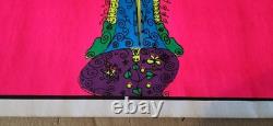 Vtg Blacklight Hippie Poster Psychedelic Chicken Bird