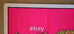 Vtg Blacklight Hippie Poster Psychedelic Chicken Bird