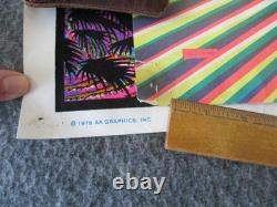 Vtg Blacklight Velvet Jaguar Funky Enterprises #133 + Starmakers Rising Posters
