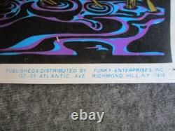 Vtg Blacklight Velvet Jaguar Funky Enterprises #133 + Starmakers Rising Posters