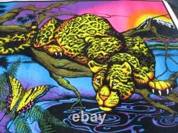 Vtg Blacklight Velvet Jaguar Funky Enterprises #133 + Starmakers Rising Posters
