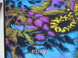 Vtg Blacklight Velvet Jaguar Funky Enterprises #133 + Starmakers Rising Posters