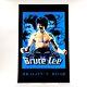 Vtg Bruce Lee Dragon's Roar #1821 Black Light Flocked Velvet Poster Scorpio