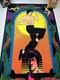 Vtg Bruce Lee Kung Fu Black Light Flocked Velvet Poster Dragons 1974 Pro Arts